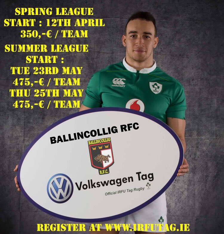 Tag is back soon in Ballincollig , get your team registered