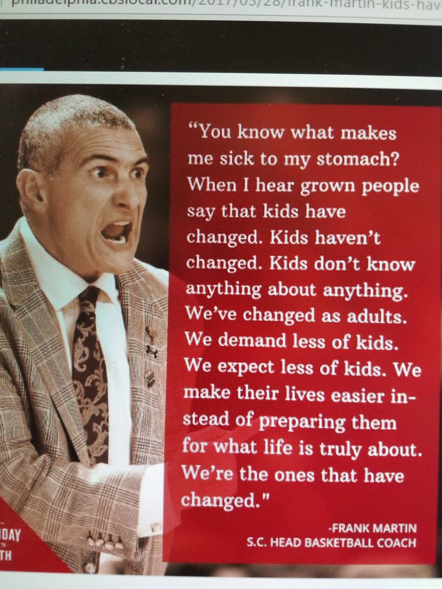 Tell it Coach Martin