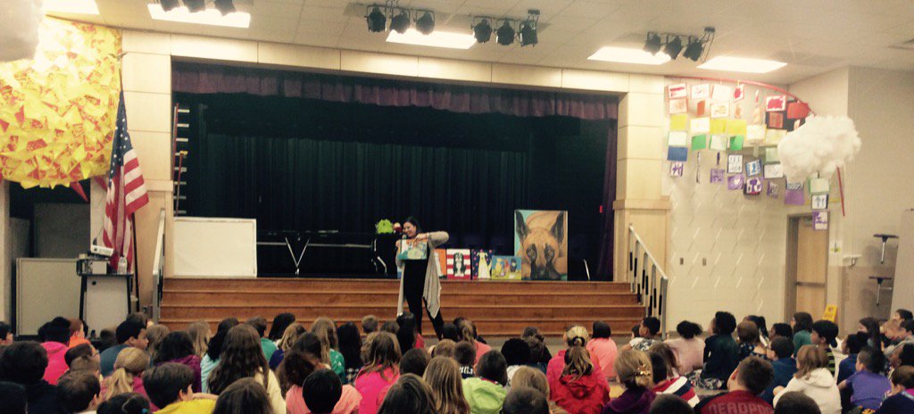 KatieGaylord1's tweet photo. Mrs. Michelle has arrived at WMES!!!! Author & Illustrator of soooo many fabulous counseling books! #ycsd #vsca2017 https://t.co/7HciABZdq0