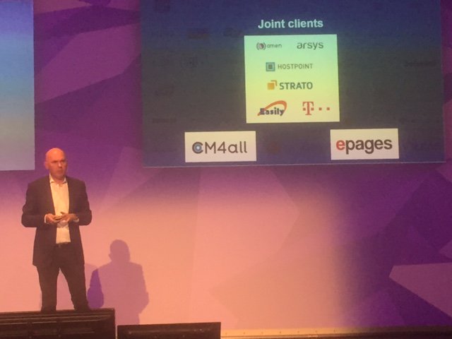 epages's tweet image. &quot;ePages is collaborating with leading players like CM4all to offer a seamless user experience for the SMB market&quot;, Beeck