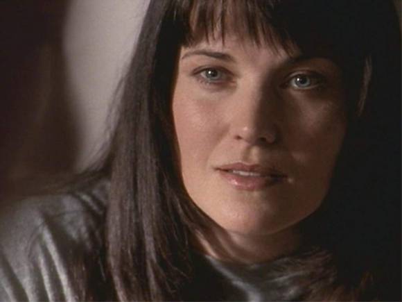 Happy to actress Lucy Lawless who portrayed Shannon McMahon in 