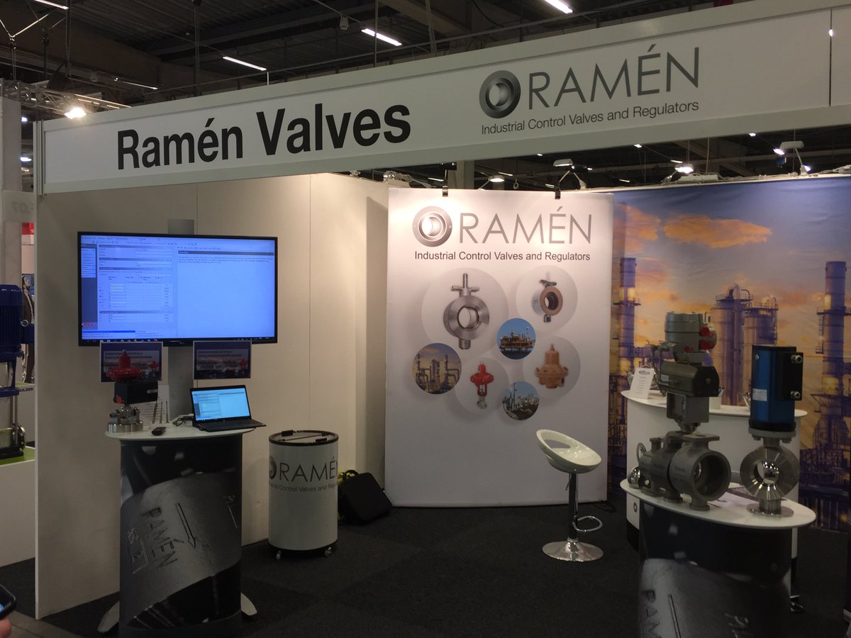 @RamenValves, our distributor for control valves is showing our products at #Industrimässorna Syd in #Malmö today and tomorrow. Thank you!