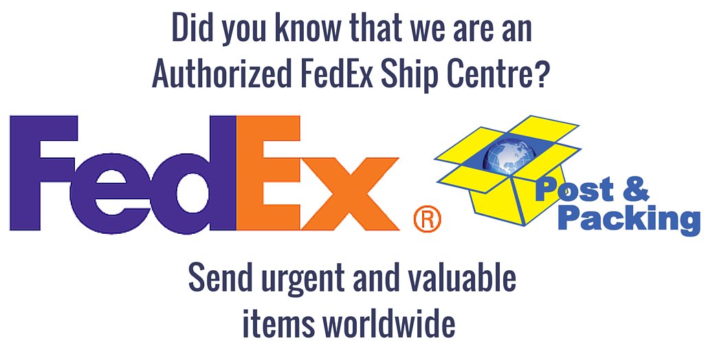 postandpackinguk.com/acton #FedEx