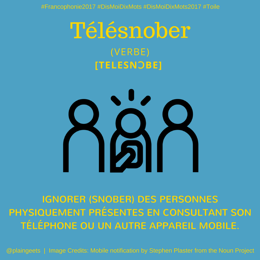 plaingeets's tweet photo. Conséquences du mot 'télésnober' des #DixMotsDeLaFrancophonie : 'phubbing' https://t.co/oGfcaw2qcg #SLFF #SLFF17 #DisMoiDixMots #LangChat https://t.co/mKJlCLyBpK