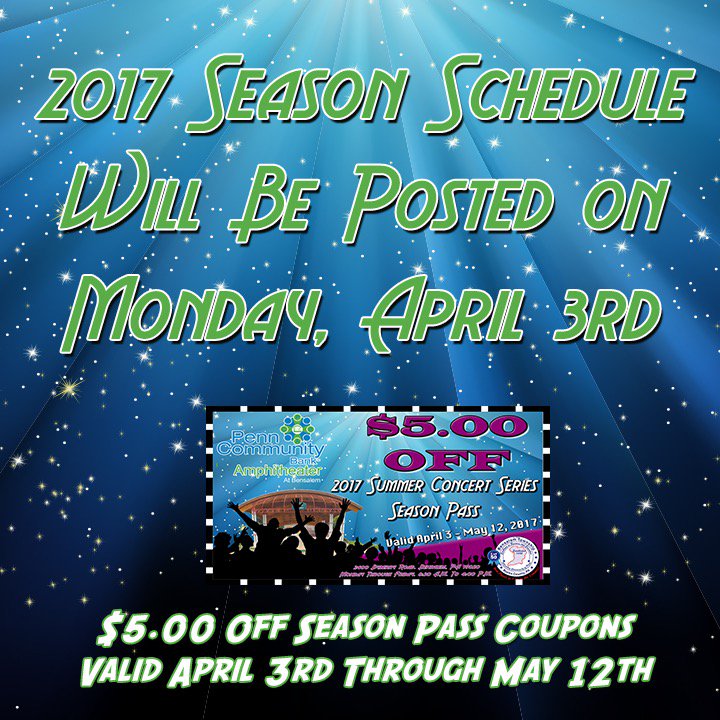 pcbaevents's tweet photo. Season Schedule Posts This Coming Monday, April 3rd!!!
https://t.co/WYn8yrMlqN
#pcbaconcerts #pcba2017 https://t.co/TeUrxDsEL4