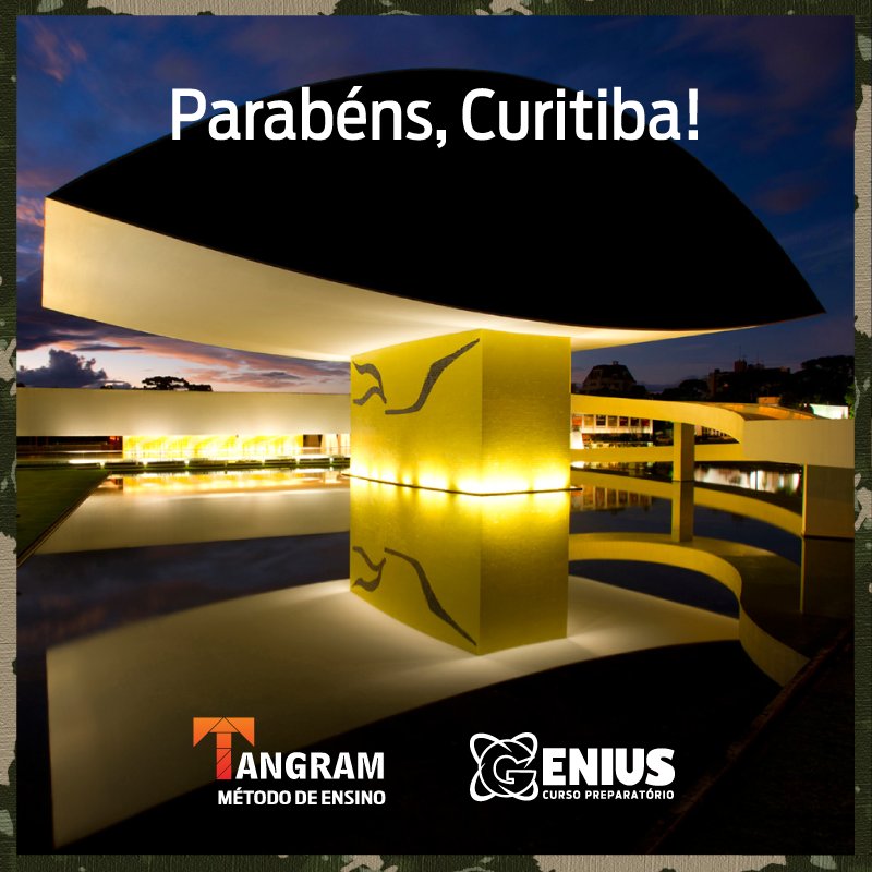 cursogeniusctba's tweet photo. Parabéns, por em seus 324 ser referência em muitos setores, como a educação. #CursoGenius #Curitiba #Curitiba324anos https://t.co/7F4Mz3djLb
