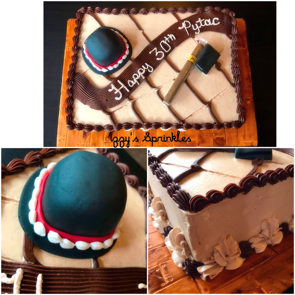 IzzysSprinkles's tweet photo. #quartersheet #birthday #cake #izzyssprinklesbakery https://t.co/R7Q0ahGvRu