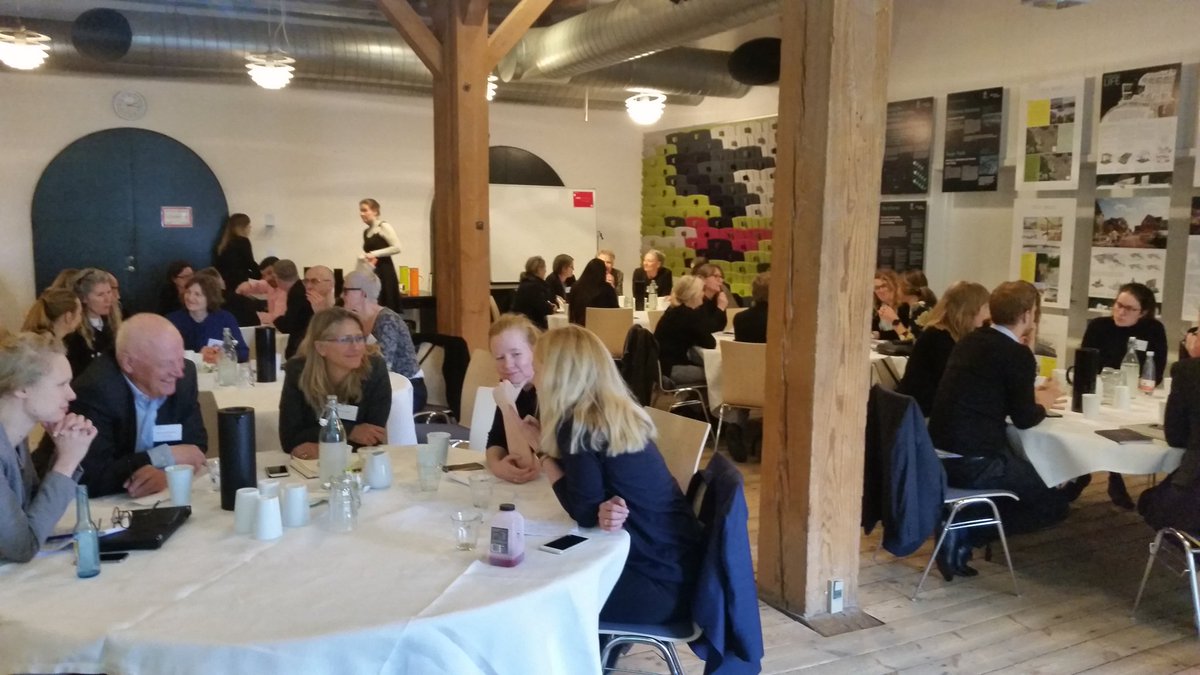 NordicBuilt's tweet photo. Inspiring workshop in collaboration with @DACdotDK on how we should brand and export Nordic sustainable urban solutions. @nordicinno https://t.co/x8w3fx0jjd