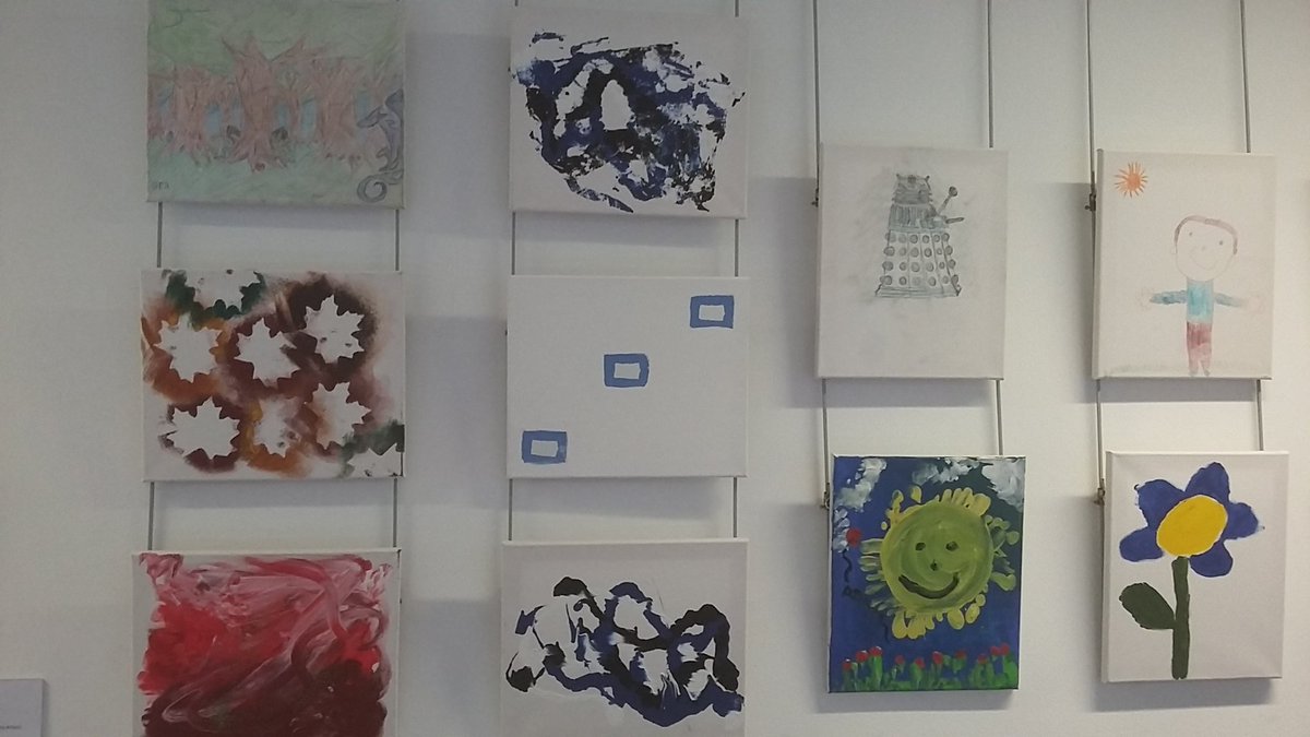 yorkinspkids's tweet photo. Loving our children's artwork at York Hospital. Celebrating autism #charity #inclusion #disabledchildren https://t.co/zlgFRq9AUM