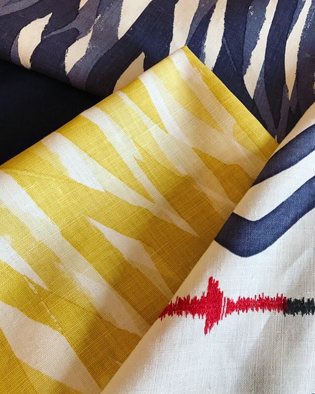 DCILudlow's tweet photo. The gorgeous breakwater fabric by #christopherfarr - one of our favourites, a perfect addition to the home 💛 https://t.co/WaGhKXQdtl