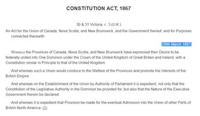 LizDowdeswell's tweet image. 150 years ago today, the British North America Act, 1867 (now called the Constitution Act, 1867) received Royal Assent. #Canada150