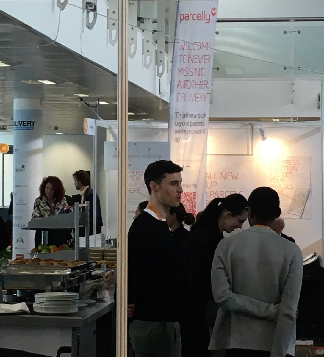 parcelly's tweet photo. The Parcelly Team is busy and bustling at Stand 12 - Feel free to come and have a chat! #homedeliveryconf @TheBDC https://t.co/KG7x88YQhT