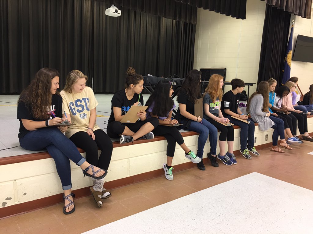 RHHSPhotoClub's tweet photo. Students getting ready to help with fitness grams #WEareRH https://t.co/Bgb7EWZ6SM
