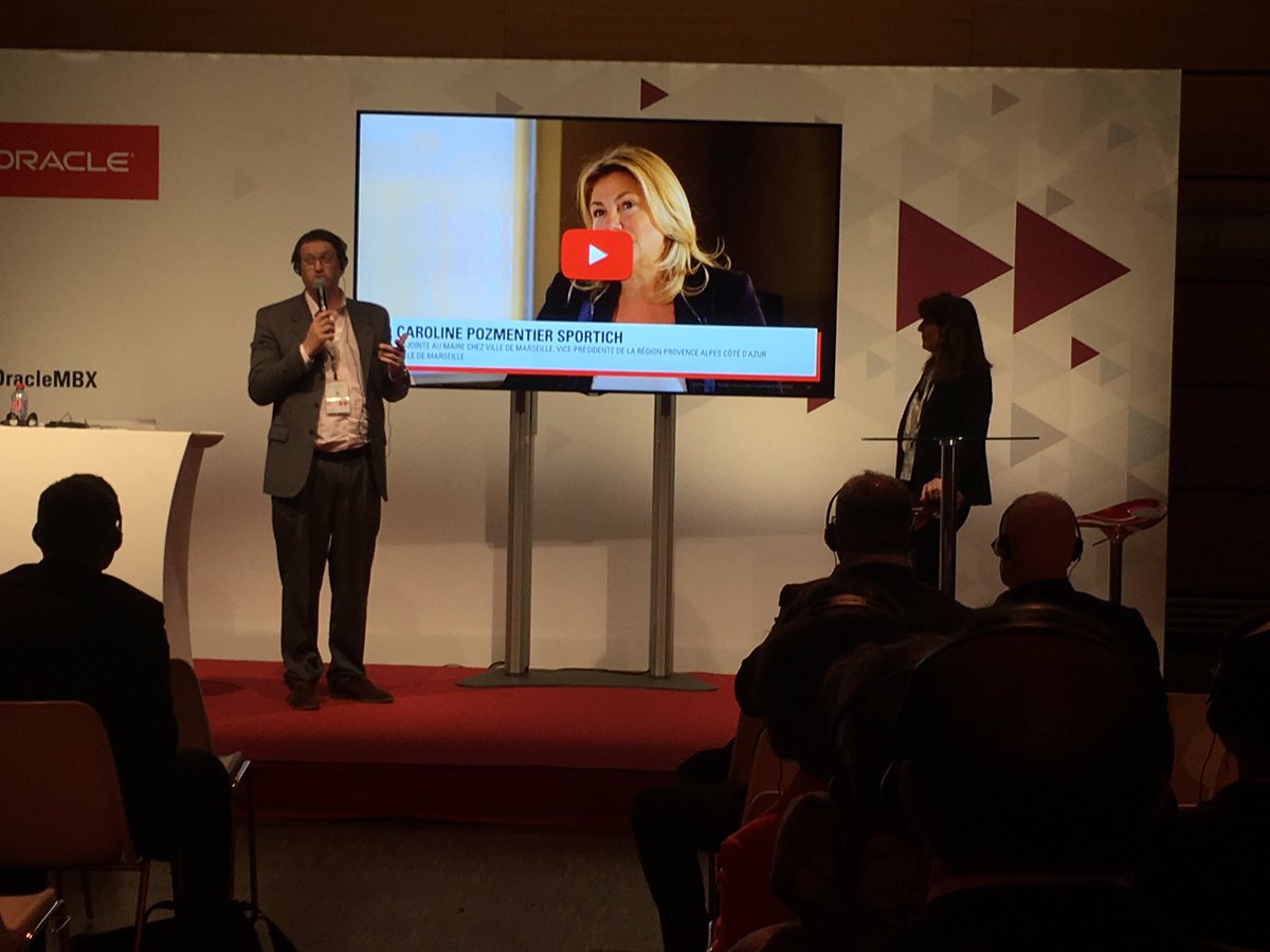 EmilieKT's tweet photo. Projet #bigdata de la tranquililité publique de la ville de Marseille au #OracleMBX "un projet pour un grand événement" https://t.co/VhafrfFfYz