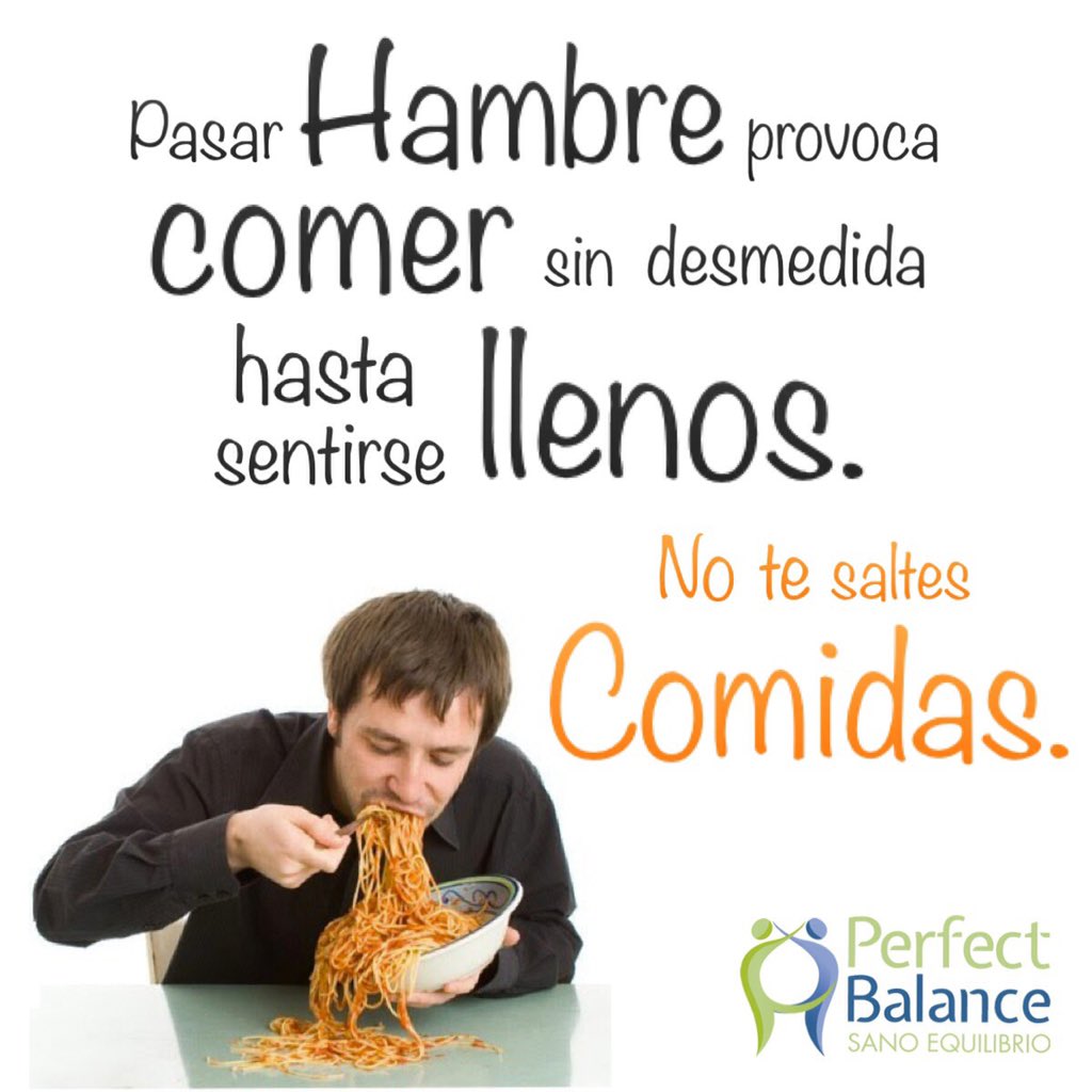 pbalancerd's tweet photo. Son 5 al día. Tener hambre o sed son indicadores negativos. #comeinteligente #healthylife #perfectobalance #sanoequilibrio https://t.co/VaBikIOCNQ