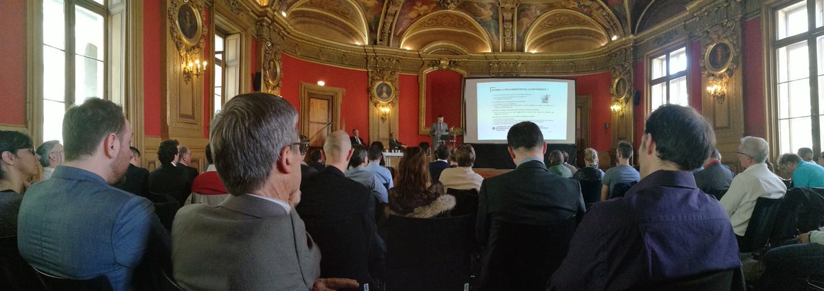 SynAApS's tweet photo. Colloque #AFNOR #cybersecurité #iso27001 : les normes élèvent les niveaux de #sécurité #CCI #Lyon https://t.co/EZB1EmM5LW