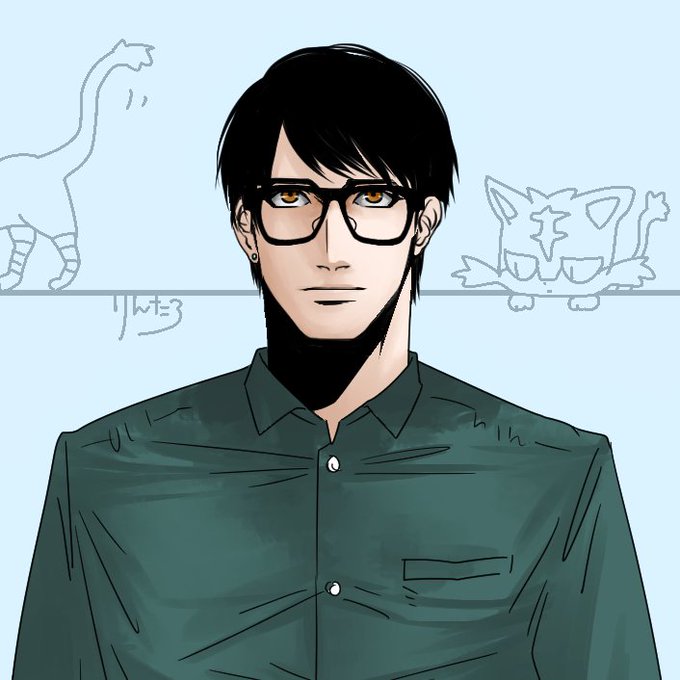 メガネ男子のtwitterイラスト検索結果 古い順