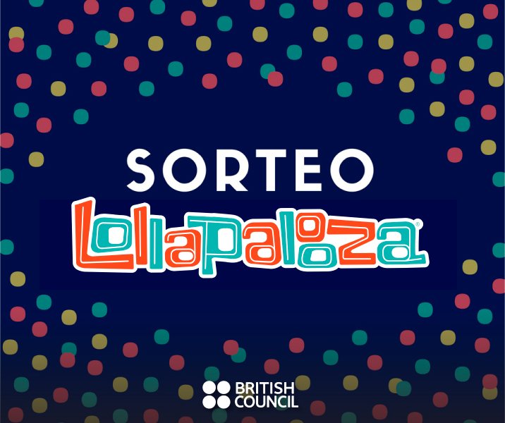 clBritish's tweet photo. ¡CONCURSO! Gana 1 abono para los 2 días de @lollapaloozacl Cómo? Síguenos, RT y participa! #conBritishCouncilaLollapalooza Sorteo Viernes am https://t.co/ehNhNPqKpz