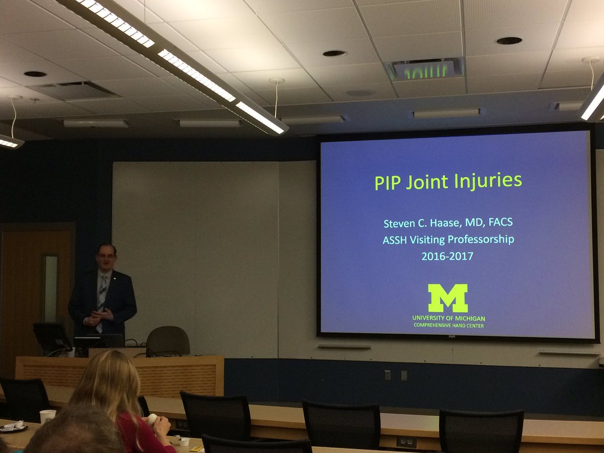 Thanks Steve Haase for giving grand rounds and furthering the Michigan-Utah connection!