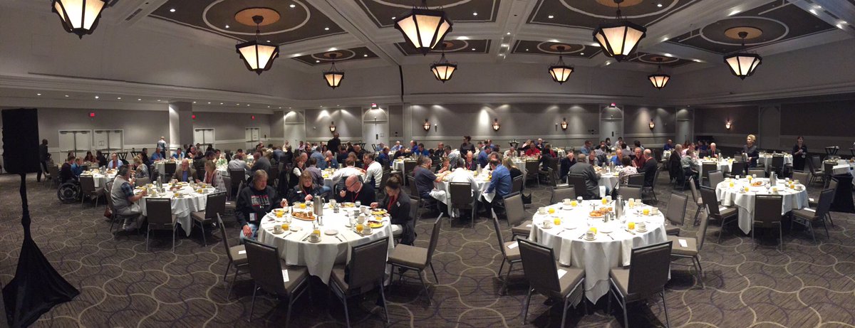 UMCSEnergy's tweet photo. Attendees ready to hear @chrisnorton16 speak this morning at #UMCSEnergy #PowertoStand https://t.co/3h01RWtBEG