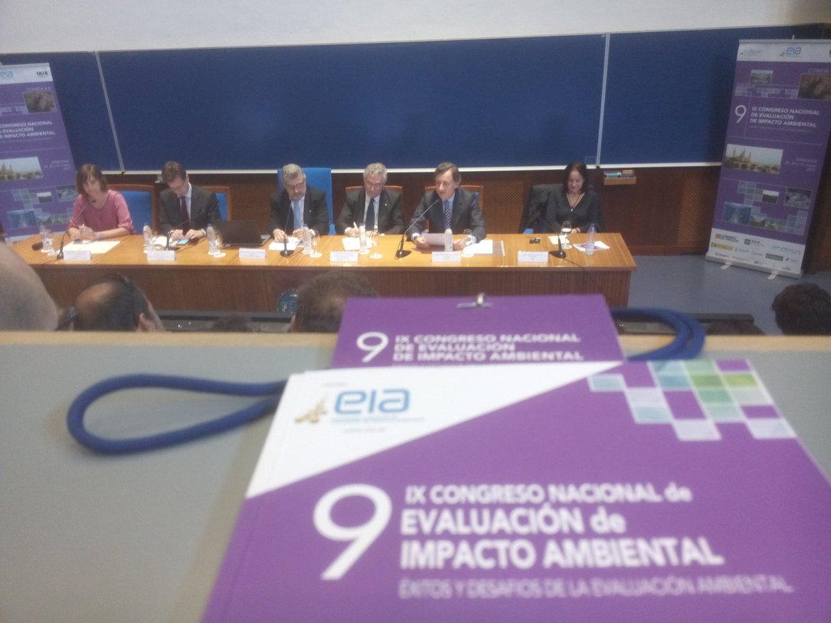 Iniciat #CONEIA2017 #avaluacióambiental <a href="/mediambientcat/">Medi Natural.Gencat</a> Podeu seguir els twits del congrés d'aquest 29, 30 i 31 març amb <a href="/Asoc_Esp_de_EIA/">AEEIA</a>
