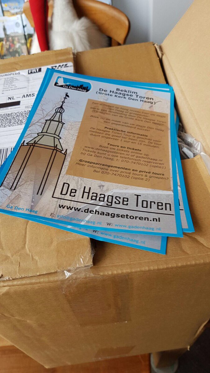 GaDenHaag's tweet photo. @DruklandNL: onze flyers zijn nu al binnen. Wat een service! Hartelijke dank. https://t.co/BIqCSqaM02