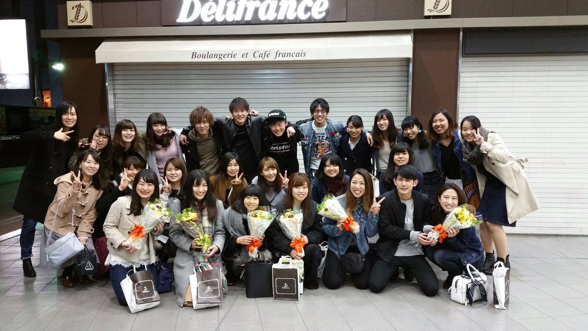 3Pyocco's tweet photo. デリフランス送別会😭
ほんとに先輩大好きでした。
いつでもまってます( ; _ ; ) https://t.co/lsvHnOuZKQ