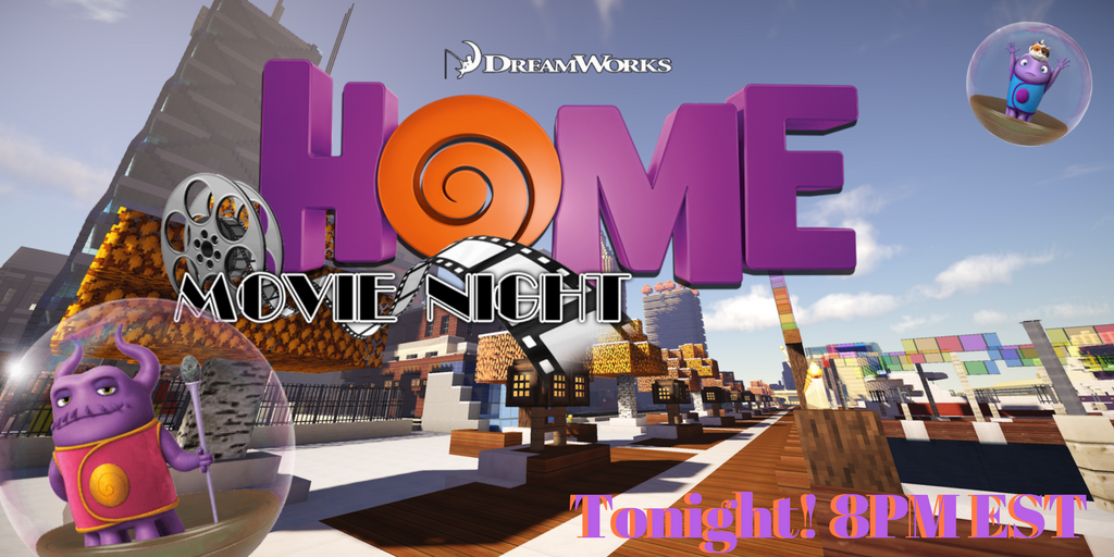 QueeryMC's tweet photo. It's MOVIE NIGHT!! Join us tonight at 8PM EST! We are watching Home! https://t.co/Mlyb2iyZOw