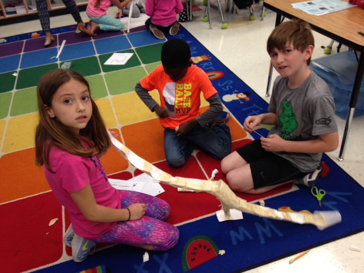 mrsmorrison3rd's tweet photo. Making progress. Roller coaster challenge. Future engineers https://t.co/DeAUBnwmup