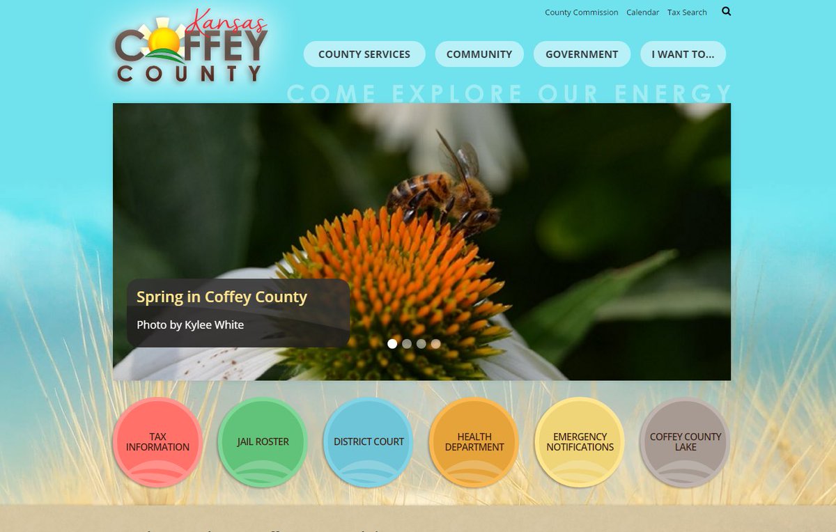 We've got a NEW look! Visit the new Coffey County Website! coffeycountyks.org #coffeycounty