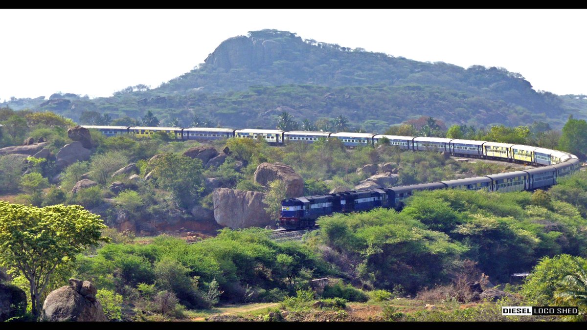 DIESELLOCOSHED's tweet photo. Diesel Loco Shed wishes everyone Very Happy UGADI Festival !!
One of the Most Scenic Routes of IR !!
@RailMinIndia @sureshpprabhu https://t.co/wKGdL8FxXK