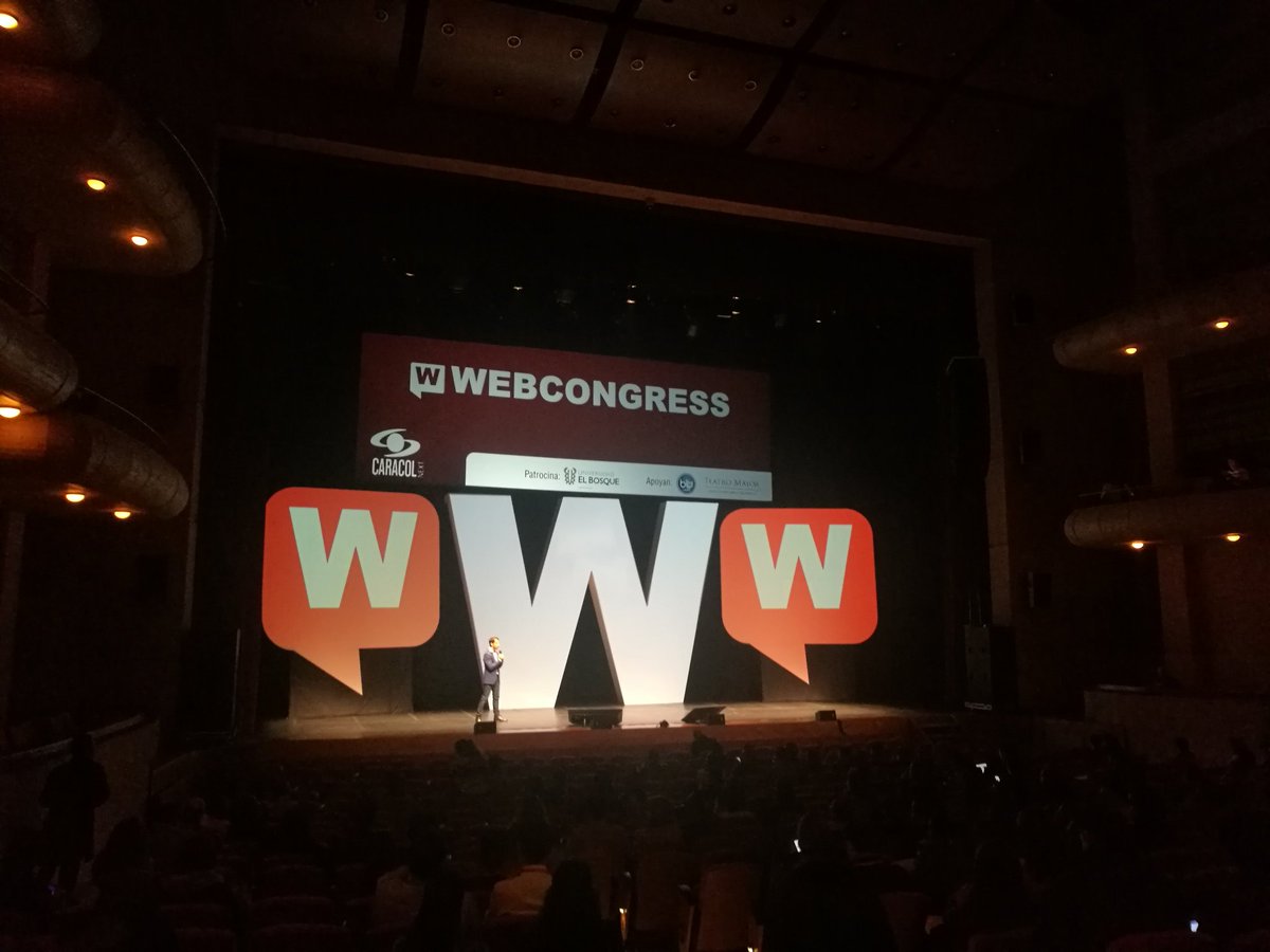 NoticiasCaracol's tweet photo. Inicia el segundo día de conferencias en el #WebCongress, el evento digital del año. Vía @CaracolNext https://t.co/MlKhi8dZ6f