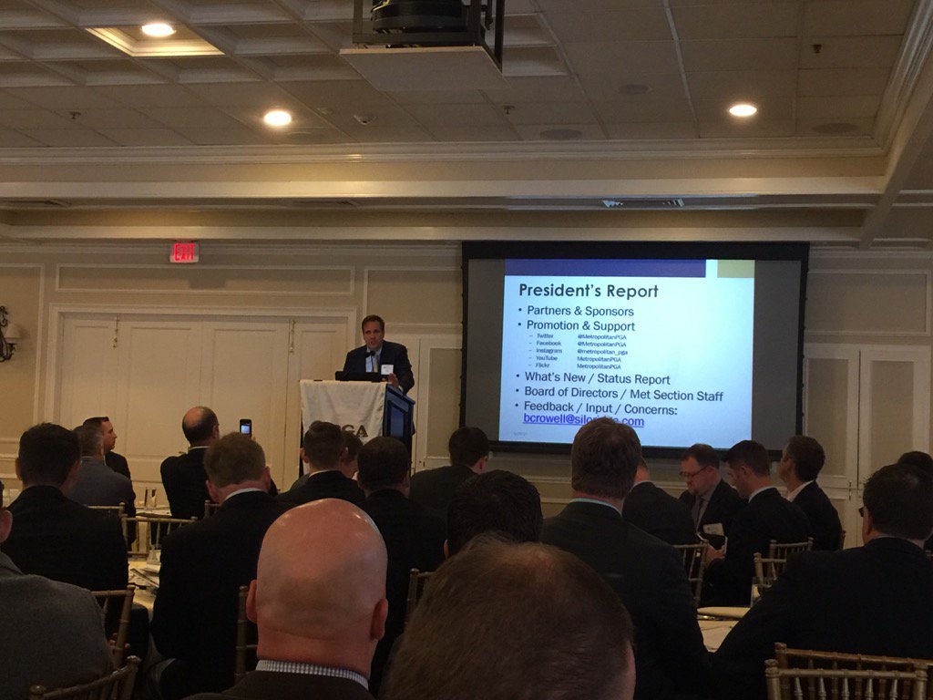 MET PGA Spring meeting. Cannot wait to get started and playing at Quaker Ridge!