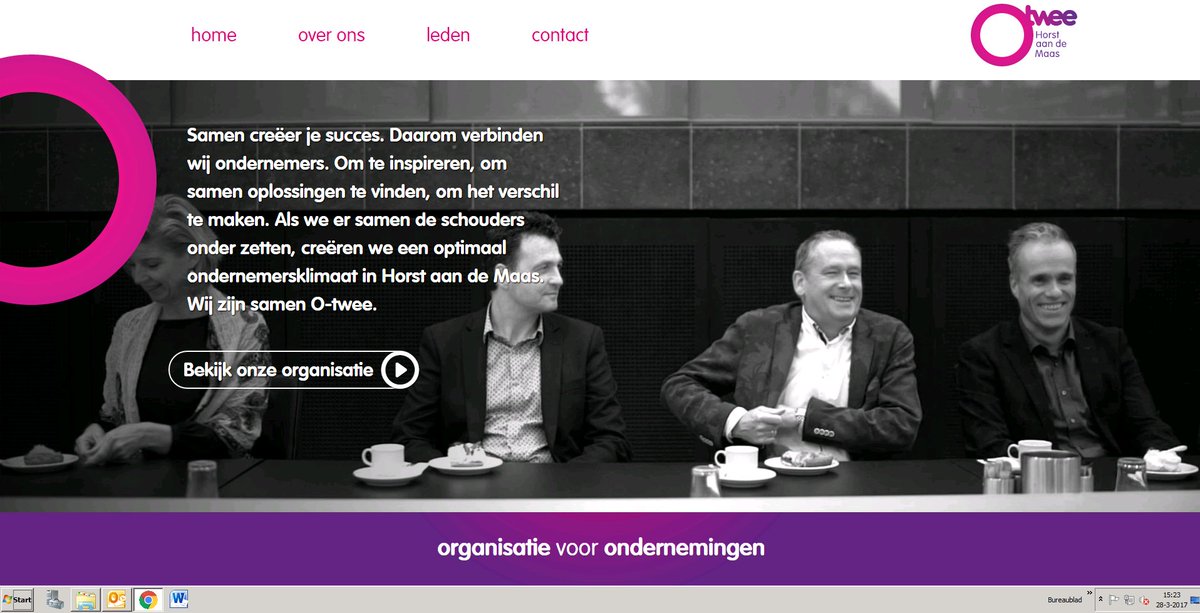 Trots! Gisteren gelanceerd: de website van <a href="/OtweeHadM/">O-twee Horst ad Maas</a>. #Samen met <a href="/mindworkz/">MMW</a> gemaakt. Benieuwd? Kijk op otweehorstaandemaas.nl #ondernemend