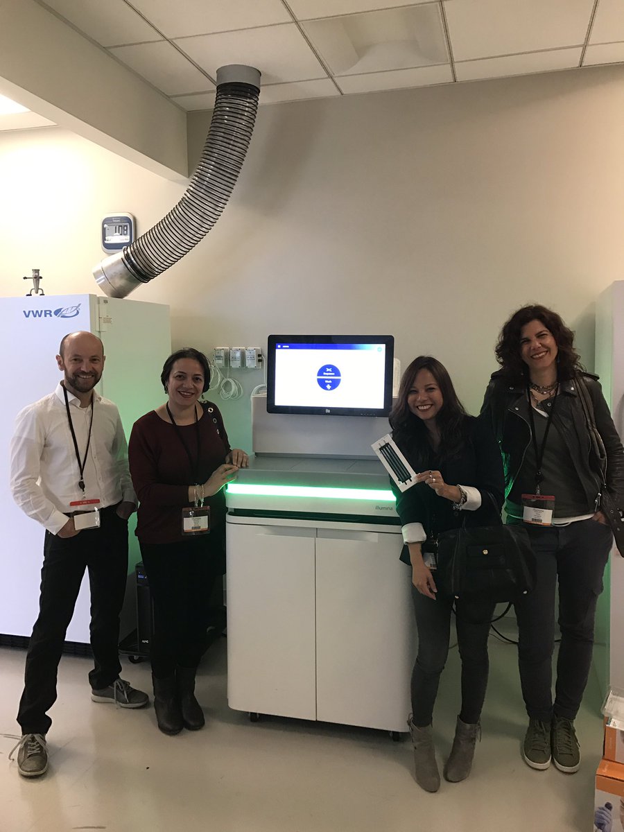 CatharineAquino's tweet photo. Visited @illumina and got to see the new Novaseq! #ABRF2017 https://t.co/6D4Y4DALLC