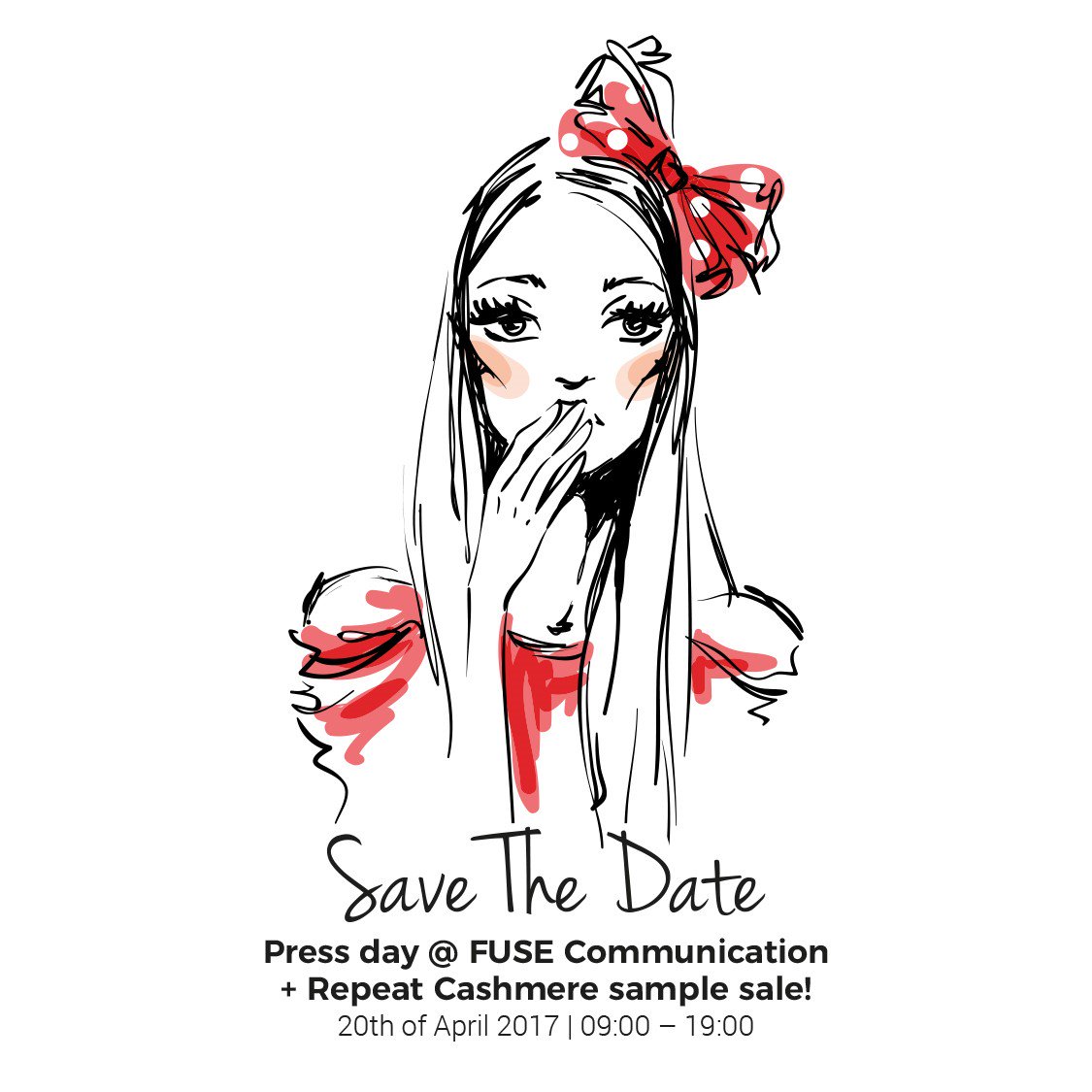 SAVE THE DATE! Our press day is coming up. See you the 20th of April! #pressday #wearefuse #newcollection #fashion