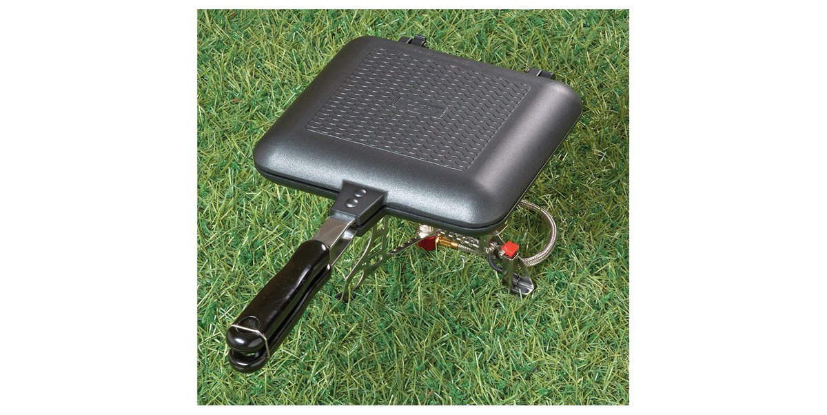 GOoutdoors's tweet photo. Looking for a ridgemonkey style toastie pan? Check out the TF Gear Toastie pan for only £14 https://t.co/QIrGEqC34V #camping #fishing https://t.co/p4xV13Zytx