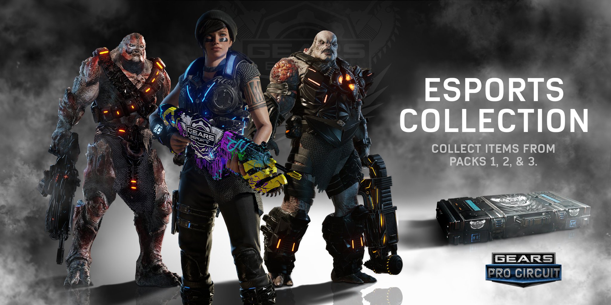 Gears of War on Twitter "Collect Esports Pack 1, 2 & 3 items with the Esports Collection