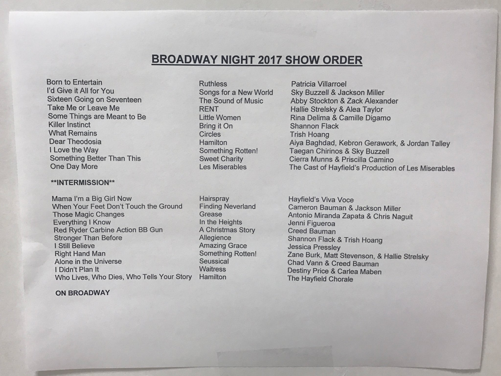 Hayfield Choirs on Twitter "Enjoy live performances & desserts? Then