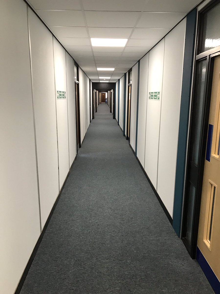 Corridor lighting completed on the Second Floor <a href="/VOGCouncil/">Vale Council 🏴󠁧󠁢󠁷󠁬󠁳󠁿🇺🇦</a> Civic Offices <a href="/thornlighting/">Thorn Lighting</a> <a href="/hagergroup/">hagergroup</a> #controls #lighting #amser