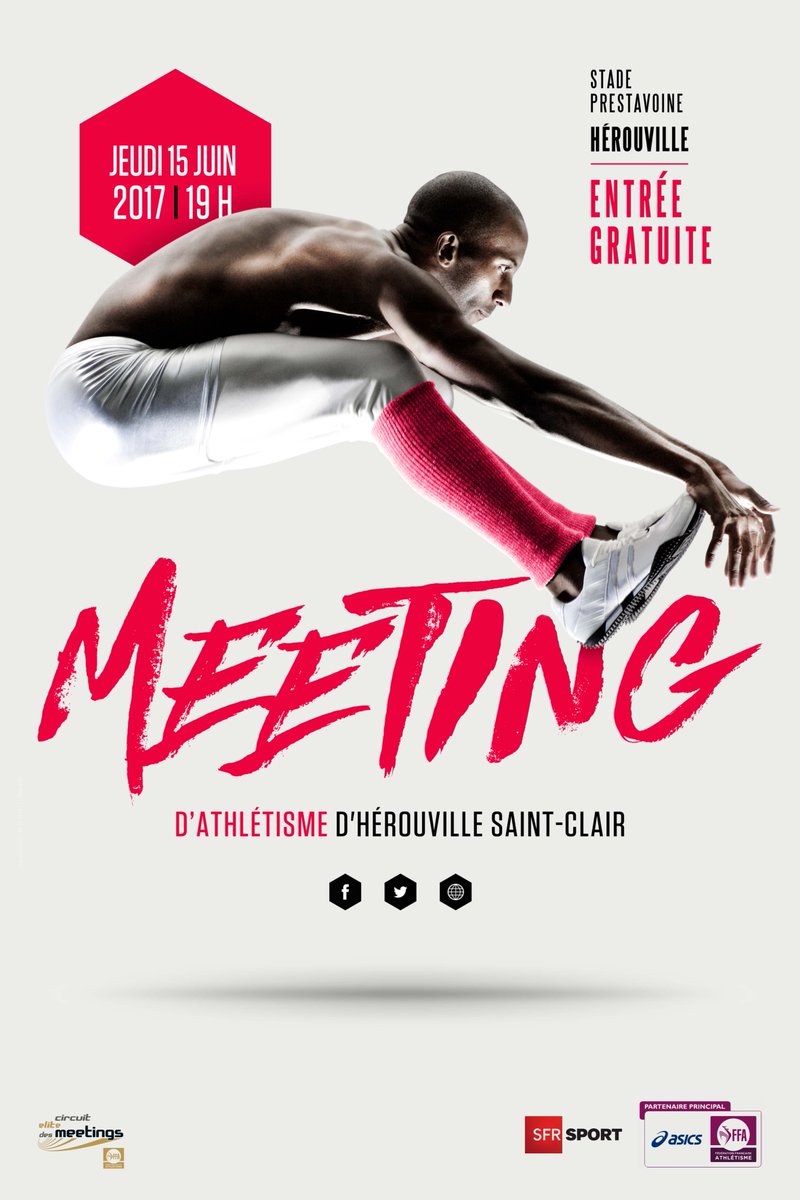 AOMH14's tweet photo. Découvrez l'affiche officielle de l'édition 2017 du #meetingherouville ! 
Prêts ? 👍 https://t.co/om2QNTj8UA