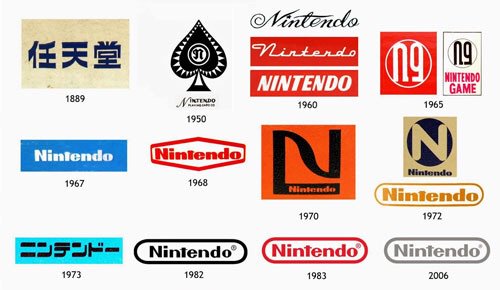 NintendoByte's tweet image. Fact Byte: Nintendo has had their logo redesigned several times. Here are some examples.