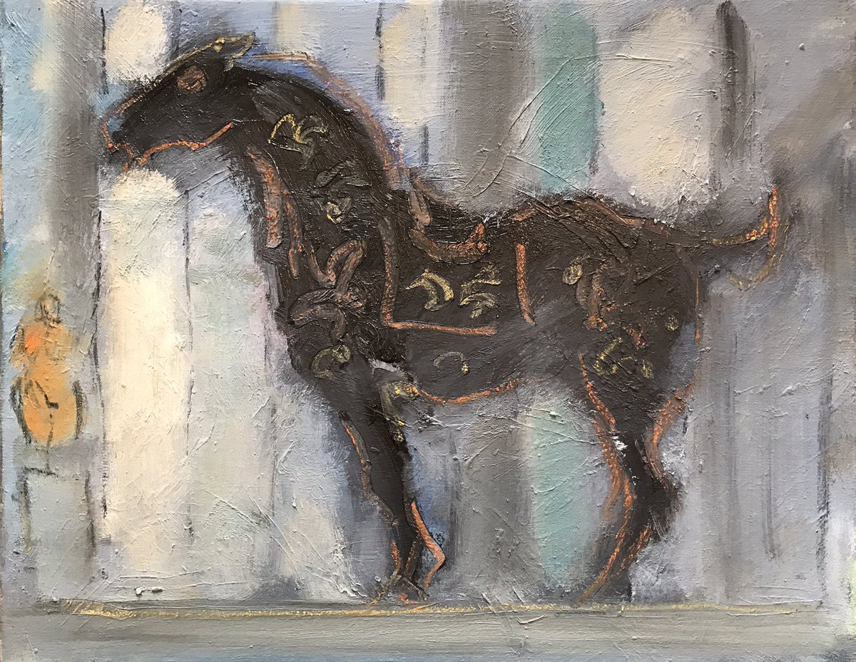 Love this painting by <a href="/GhislaineHoward/">Ghislaine Howard</a> 'Cloissone Horse' #ghislainehoward #cloissonehorse