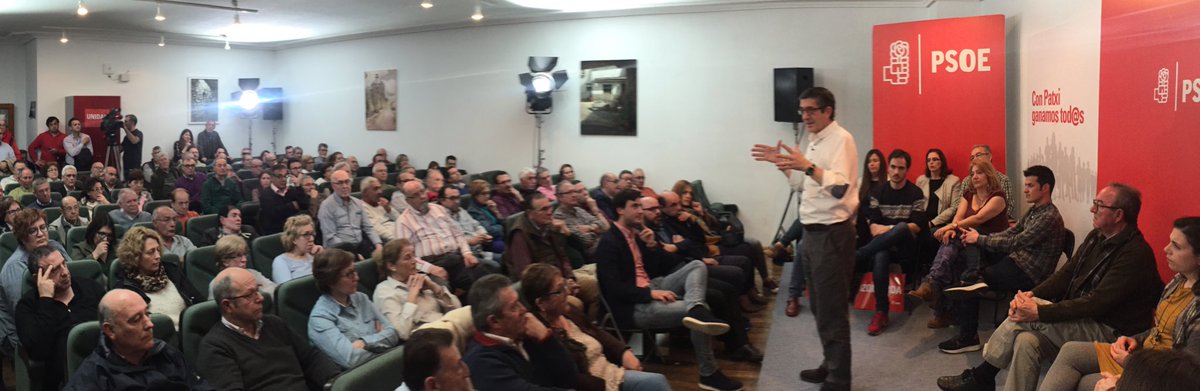 PlataformaPatxi's tweet photo. .@patxilopez "Si queréis UNIR al PSOE en un proyecto de #SocialismoExigente solo puedo pediros una cosa: ayudadme a conseguirlo" https://t.co/MvJLJ5d9rf