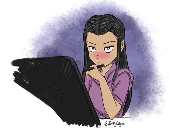 ArtByCelyne's tweet photo. hmmmm.... #workadoodle https://t.co/HZqtOijCic