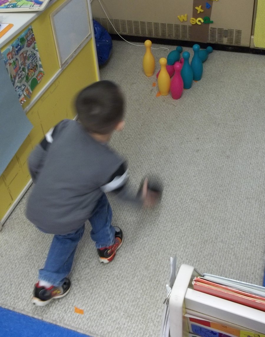 Bowling and keeping score at work time this week! #vdvpartners4progress #allin4theville