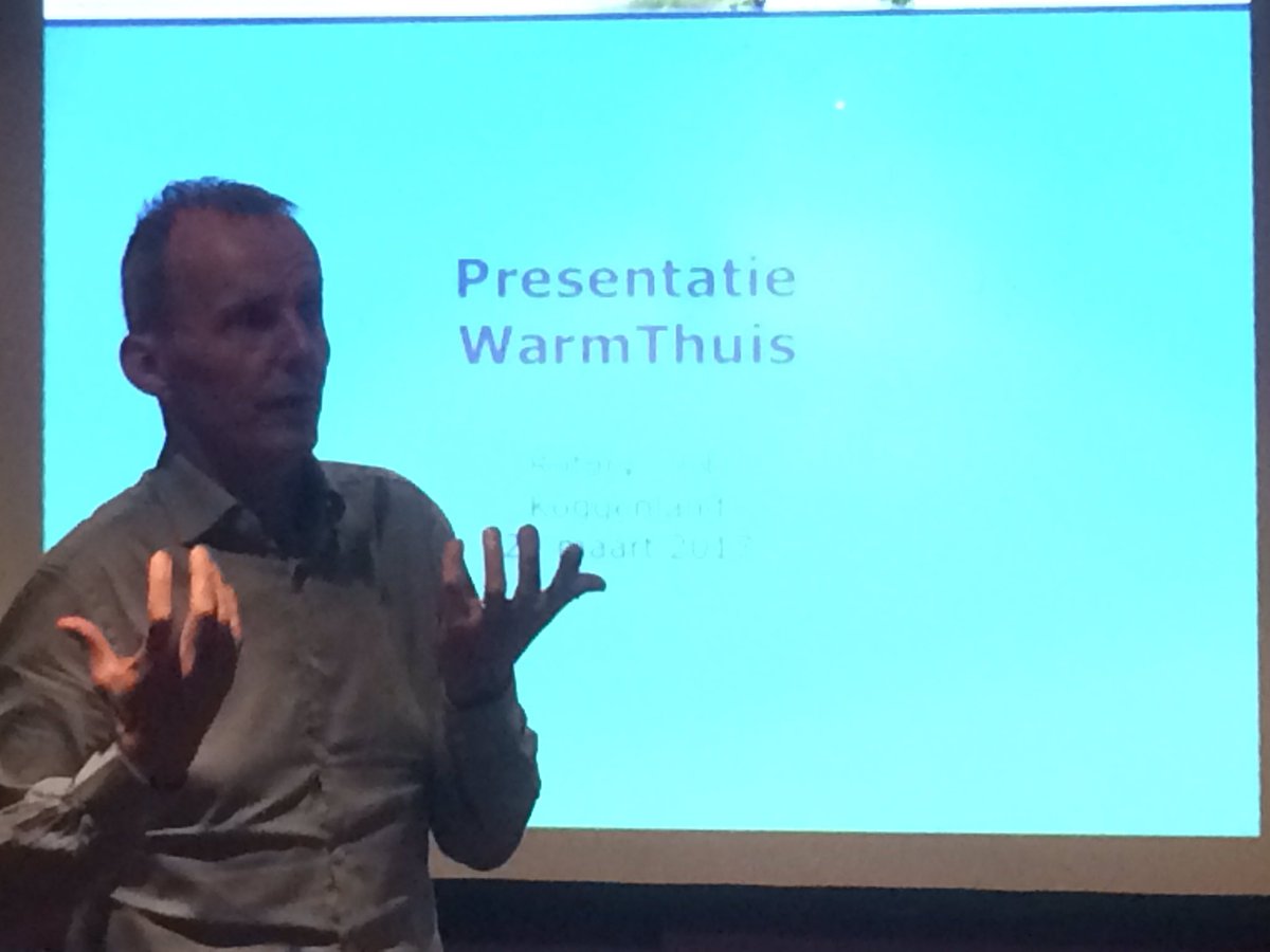Vanavond een informatieavond voor potentiële leden en sponsoren met een presentatie van Hans van Amstel van stichting Warm Thuis. #rotary