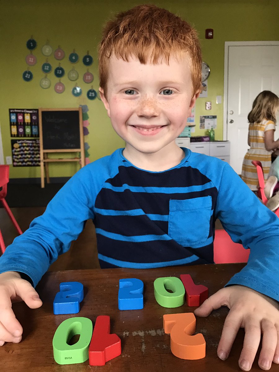 MsKara_LPS's tweet photo. "Look I made a math equation! 5+5 is 10 and if you add 10 more you get 20!"
Way to go, Easton!☺️ https://t.co/rSiqm20rY4