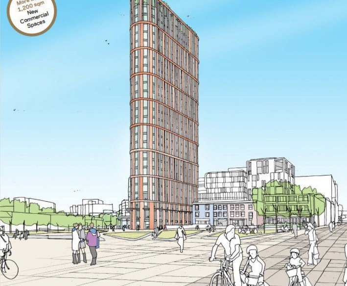 Controversy ahead as design revealed for 800 homes around Tesco in Woolwich fromthemurkydepths.wordpress.com/2017/03/29/con…