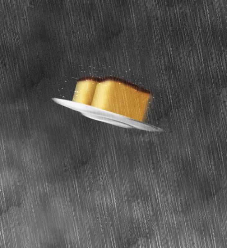 か、かっこいい！豪雨の中を高速で飛行する、まさかのアレｗｗ